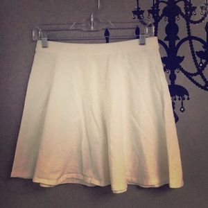 White skater skirt - never worn